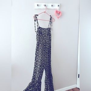 Flare flowery Jumpsuit
